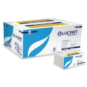 Asciugamani piegati a "Z" Lucart Strong Z 23x23,5 cm 2 veli