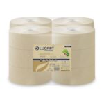 Carta igienica Lucart EcoNatural 150 m jumbo 2 veli avana