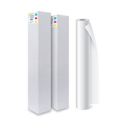 Rotoli carta plotter Rotolificio Pugliese pura cellulosa opaca Cristal 90