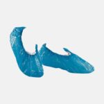 Icoguanti shoe covers with elastic ankle blue one-size-fits-all