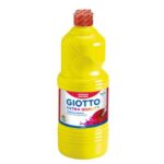 Tempera a base d'acqua GIOTTO Extra Quality flacone 1 lt giallo primario
