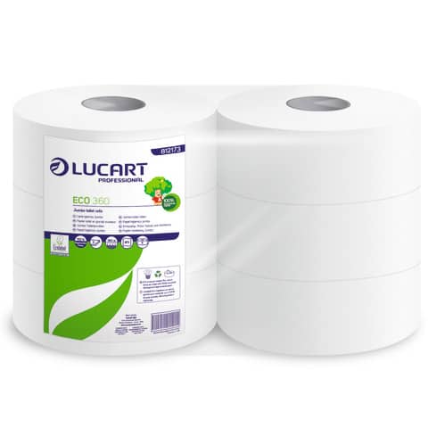 Lucart Eco Toilet Paper 360 m jumbo 2-ply