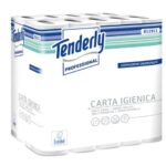 Tenderly space-saving 2-ply toilet paper