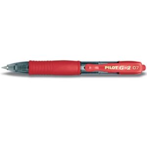 Roller gel a scatto ricaricabile Pilot G-2 Pixie 0,7 mm rosso