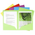 Exacompta ROCK "S double pocket folders cardboard 210 gsm A4 assorted colours