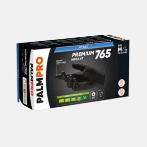 Ambidextrous nitrile disposable glove black XL