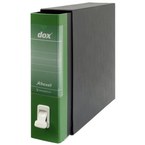 Lever-archival recorder DOX1 Commercial 28,5x31,5 cm - spine 8 cm green