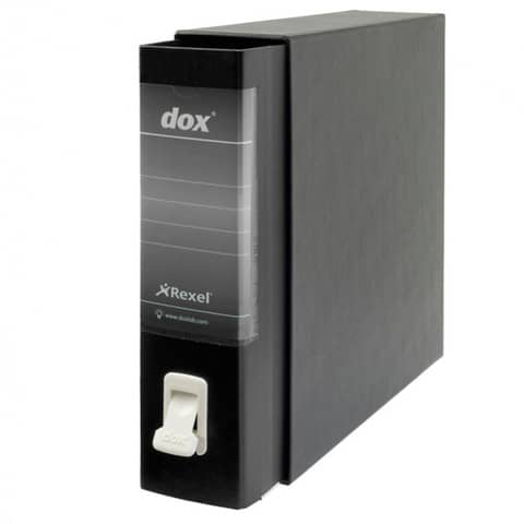 Lever-archival recorder DOX1 Commercial 28,5x31,5 cm - spine 8 cm black