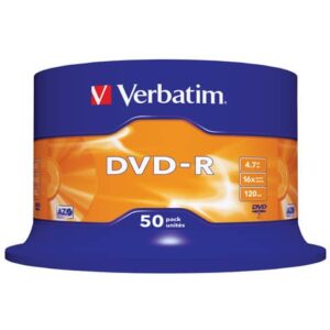 DVD-R Verbatim 16x 4.7 GB Spindle Case