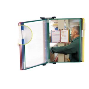Leggio murale T-Technic Tarifold® con 10 buste in PVC A4