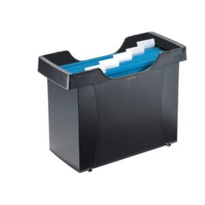Portacartelle sospese Leitz Mini File Plus in polistirolo A4 nero