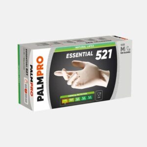 Latex powdered gloves Latex L white