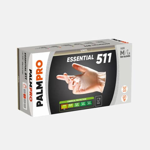 Guanti in vinile senza polvere Icoguanti L trasparenti