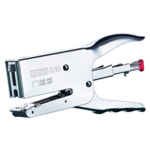 Novus B39 chrome plated stapler - up to 50 sheets