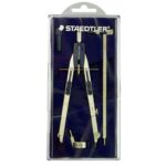 Staedtler Frizion 557 nickel and blue friction compasses