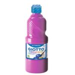 Tempera a base acrilica GIOTTO Acrylic Paint flacone 500 ml magenta