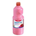 GIOTTO Water-Based Tempera Extra Quality bottle 1 litre pink
