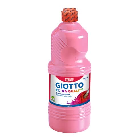 GIOTTO Water-Based Tempera Extra Quality bottle 1 litre pink