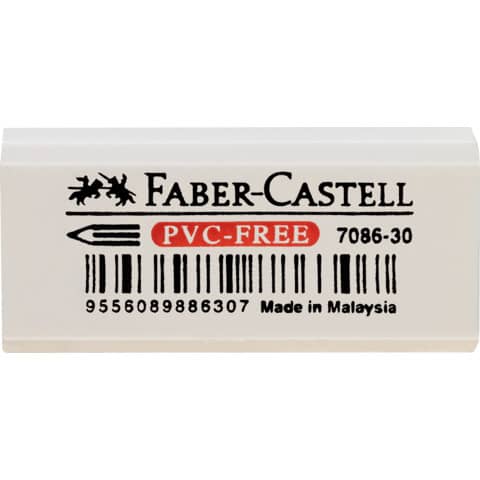 Gomma Faber-Castell 7086-30 per matita bianca