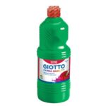 Tempera a base d'acqua GIOTTO Extra Quality flacone 1 lt verde
