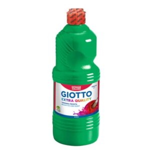 Tempera a base d'acqua GIOTTO Extra Quality flacone 1 lt verde
