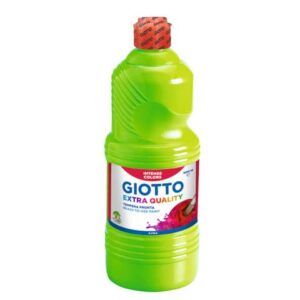Tempera a base d'acqua GIOTTO Extra Quality flacone 1 lt verde cinabro