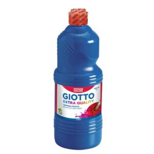 Tempera a base d'acqua GIOTTO Extra Quality flacone 1 lt blu