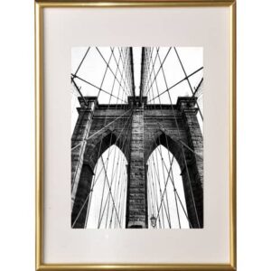 Cornice Methodo Hooker Crilex da parete A4 oro