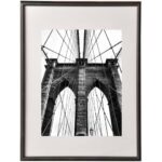 Cornice Methodo Hooker Crilex da parete A3 nero