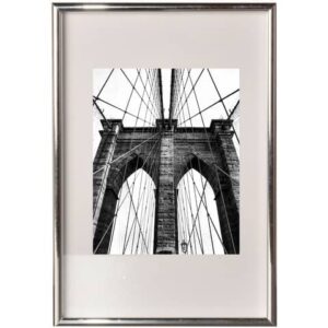 Cornice Methodo Hooker Crilex da parete A4 argento