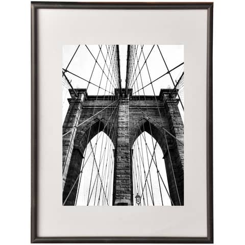 Cornice Methodo Hooker Crilex da parete A4 nero