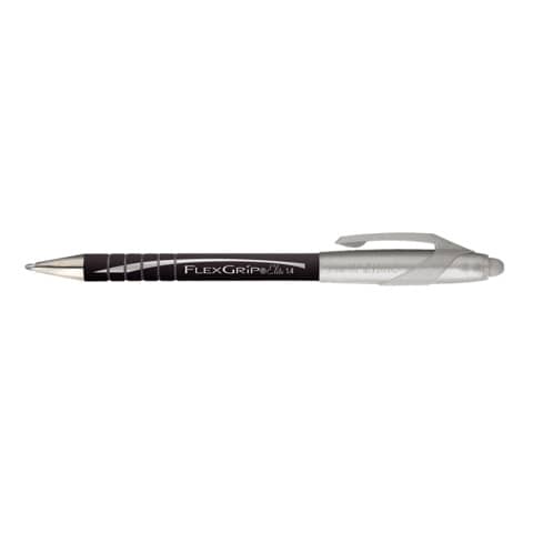 Penna a sfera a scatto Paper Mate Flexgrip Elite L 1,4 mm nero