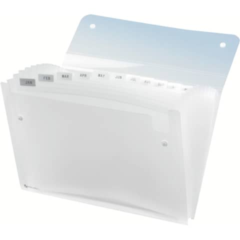Rexel transparent binder 21x29,7 cm back 2 cm 13 pockets