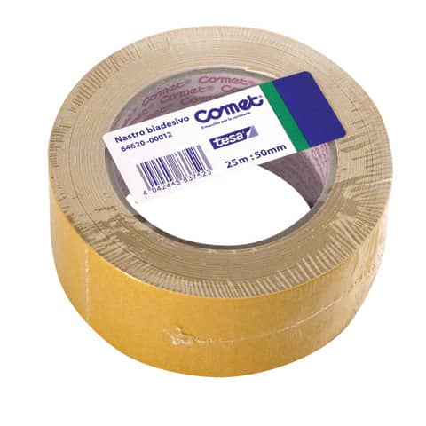 Nastro biadesivo Comet per pavimenti universale - Permanente 50 mm x 25 m