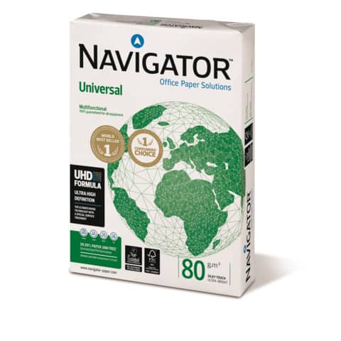 Carta per fotocopie A3 Navigator Universal 80 g/m² Risma da 500 fogli
