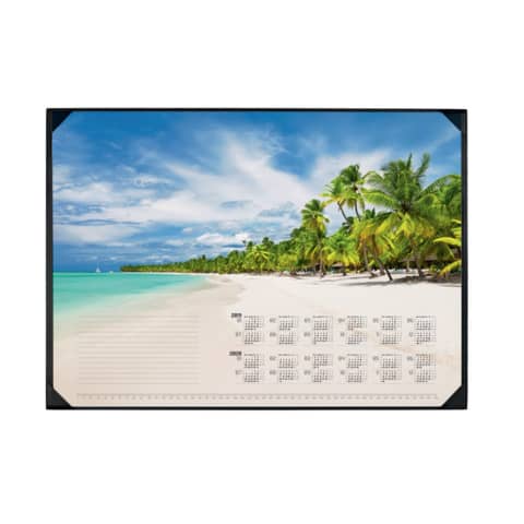 DURABLE pad 590x420 mm + pad 25 ff tropical beach pattern print