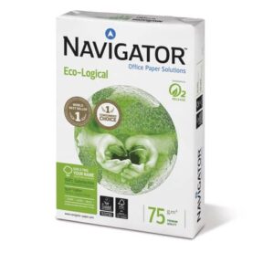 Carta per fotocopie A3 Navigator Ecological 75 g/mยฒ Risma da 500 fogli