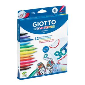 Pennarelli per tessuti GIOTTO Decor Textile tratto fine 1-3 mm assortiti