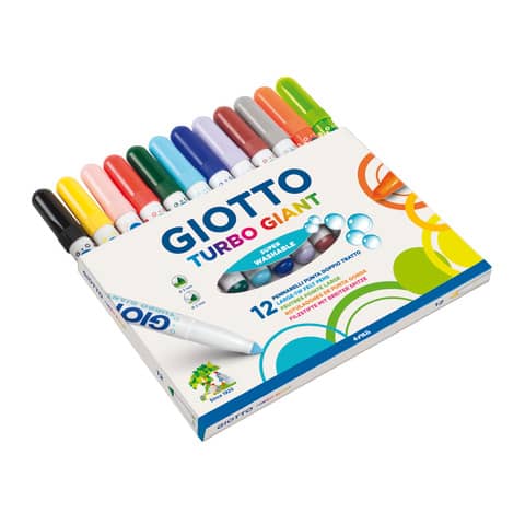 Pennarelli GIOTTO Turbo Giant punta conica 7,5 mm assortiti