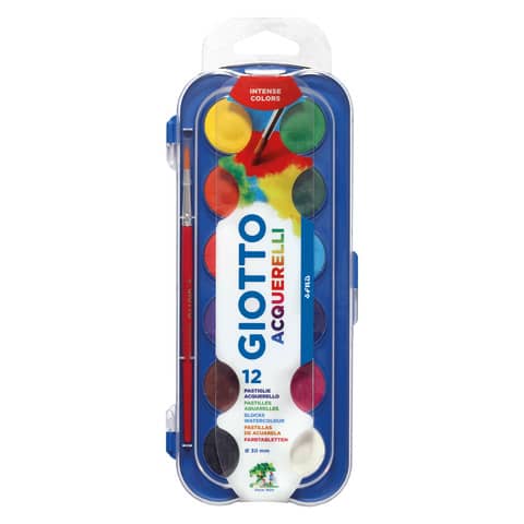 GIOTTO Watercolours Ø 30 mm assorted