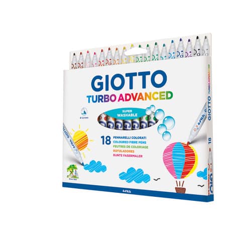 GIOTTO Turbo Advanced fine tip markers 2.8 mm assorted