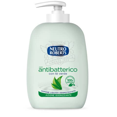 Neutro Roberts antibacterial liquid soap with green tea 200 ml