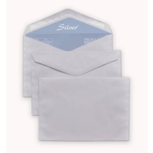 Windowless envelopes Pigna Envelopes Silvermatic 80 gsm 120x180 mm white