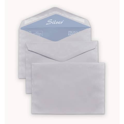 Buste senza finestra Pigna Envelopes Silvermatic 80 g/m² 120x180 mm bianco