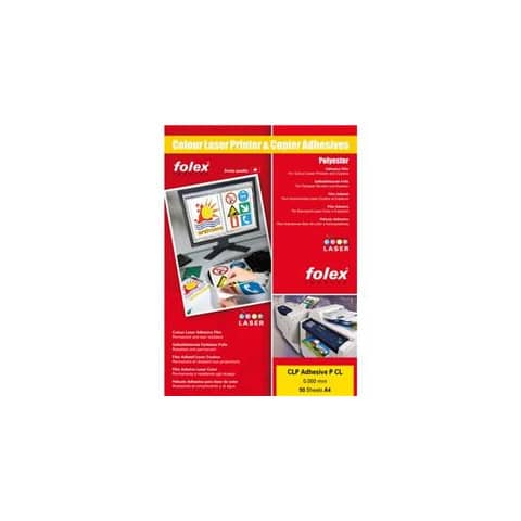 Laser and copier adhesive film Folex CLP Adhesive P CL 0.05 mm A3