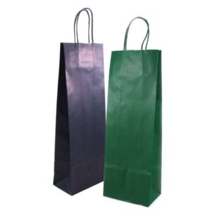 Sacchetti da regalo Rex-Sadoch Allegra tinta unita Dark 14x8,5x39 cm verde
