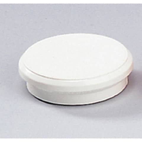 Magneti Dahle rotondi Ø 24 mm bianco altezza 7 mm - forza 3 N -