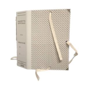 Faldone con lacci occhiellati EURO-CART Gazzetta Ufficiale - cartone da 1,8 mm