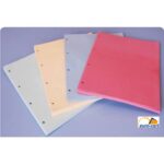 Manilla cardboard dividers with holes EURO-CART 23x30 cm yellow