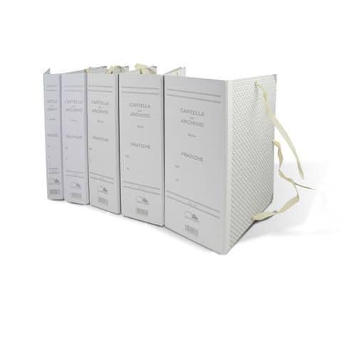 Faldone con lacci occhiellati EURO-CART cartone da 1,8 mm dorso 15 cm - 25x35 cm